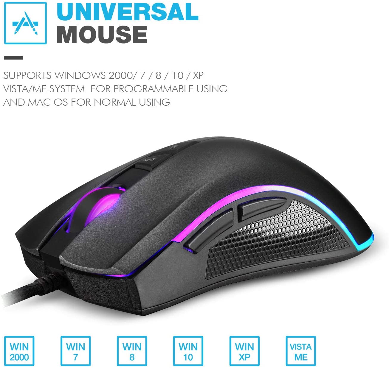mouse gaming Rainbow gear R350