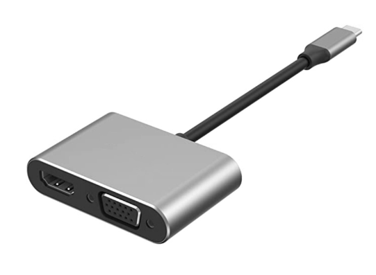 Cáp chuyển Type-C ra VGA HDMI DVI USB - 3